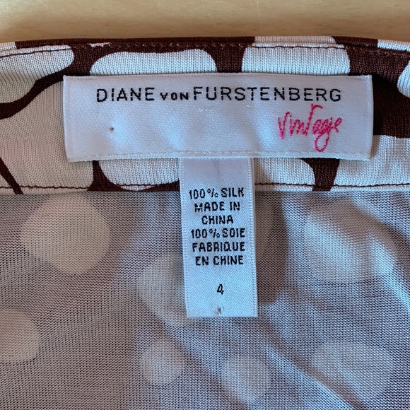 Diane Von Furstenburg Vintage Silk Halter Maxi Dress Size 4 - Picture 9 of 11